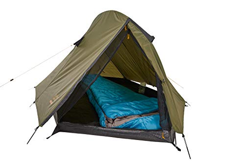 Grand Canyon CARDOVA 1 - Tienda de túnel para 1-2 Personas - Ultraligera, Impermeable, tamaño de Paquete pequeño - Tienda para Trekking, Camping, Outdoor | Capulet Olive (Verde)