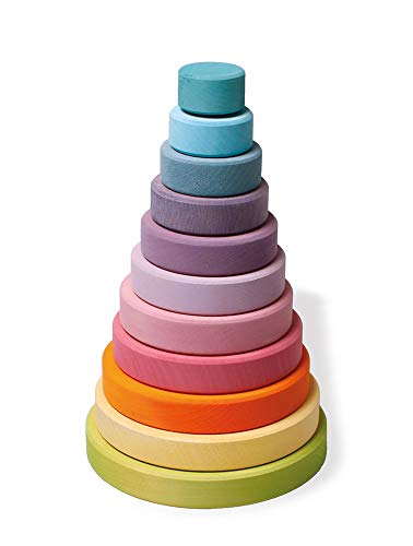 Grimms Spiel und Holz Design Gran Torre cónica, Pastel, Grimm's