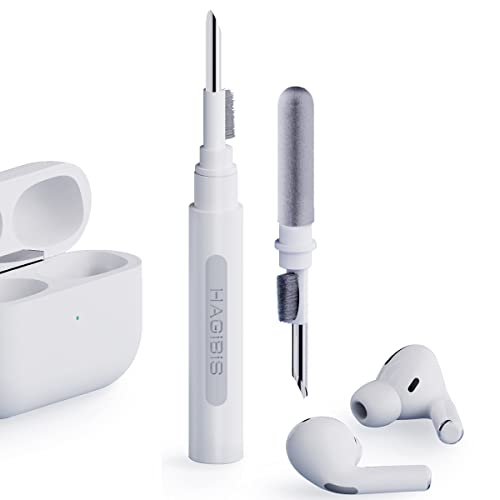 Hagibis - Bolígrafo limpiador para Airpods Pro, kit de limpieza multifunción, cepillo suave para estuche de auriculares Bluetooth, herramientas de limpieza para Lego y auriculares Huawei, Samsung