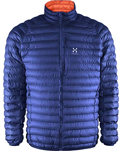 Haglöfs Down Jackets Essens Mimic Jacket M Blue / Habanero Xl