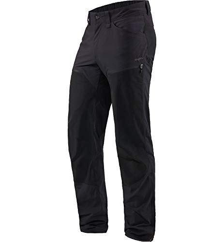 Haglöfs Mid Flex Pantalón, Hombre, True Black Solid LON, L