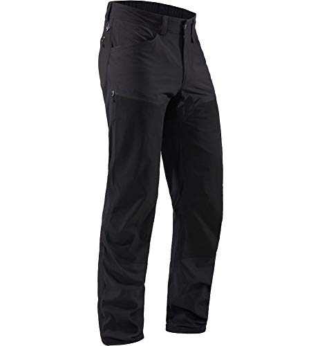 Haglöfs Mid Flex Pantalón, Hombre, True Black Solid LON, L