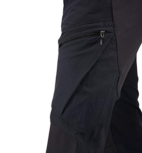 Haglöfs Rugged Mountain Pantalón, Hombre, True Black Solid LON, S