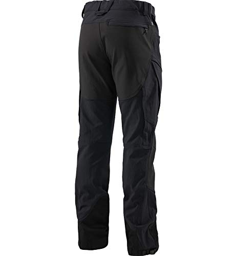 Haglöfs Rugged Mountain Pantalón, Hombre, True Black Solid LON, S