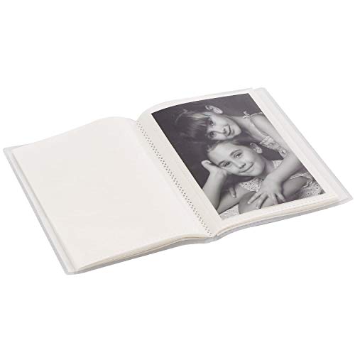 Hama Skies Sintético Gris álbum de Foto y Protector - Álbum de fotografía (Beige, Gris, Sintético, 24 Hojas, 10 x 15 cm, 2 Hojas, 125 mm) 1 paquete de 24 hojas