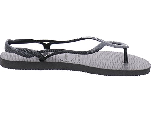 Havaianas Luna, Sandalias, para Mujer, Negro, 37/38 EU