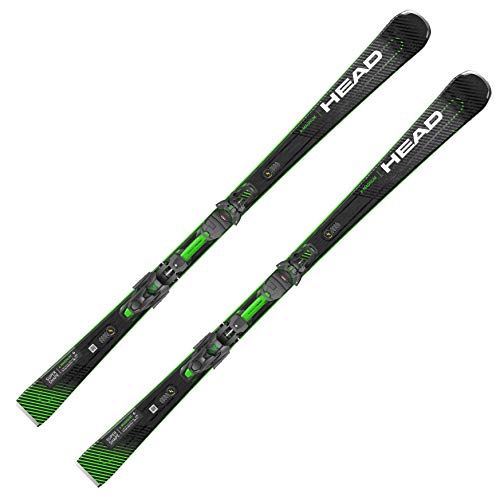 Head SUPERSHAPE E-Magnum SW SF-PR Ski 2021 INKL. PRD 12 GW Brake 85 Matte Black/Flash Green, 156