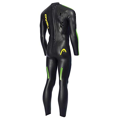 Head Swimrun Race Wetsuit 6.4.2 Man Traje Neopreno, Hombre, Black Brasil, 46