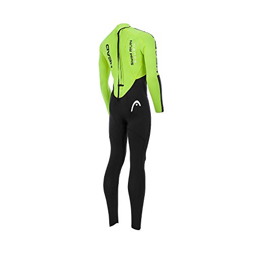 Head Swimrun Rough Lady Wetsuit 4.3.2 Traje Neopreno, Mujer, Yellow Swimming-Black, 42