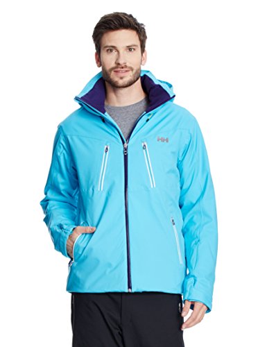 Helly Hansen Alpha Jacket - Chaqueta de esquí para Hombre, Color Azul Celeste, Talla L