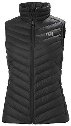 Helly Hansen Chaleco aislante de plumón para mujer, Mujer, Chaqueta, 63030, negro, extra-large