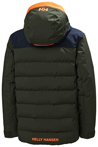 Helly Hansen Chaqueta Cyclone para niño, Niños, Chaqueta, 41689, Pine Green, 12