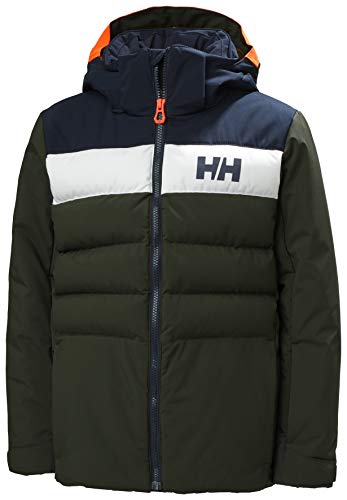 Helly Hansen Chaqueta Cyclone para niño, Niños, Chaqueta, 41689, Pine Green, 12