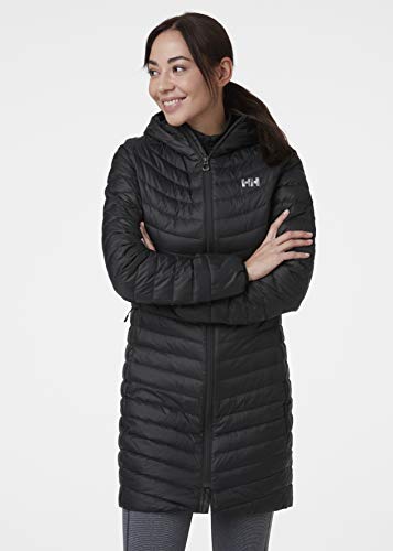 Helly Hansen W Verglas Long Down Insulator Chaqueta, Mujer, Black, M