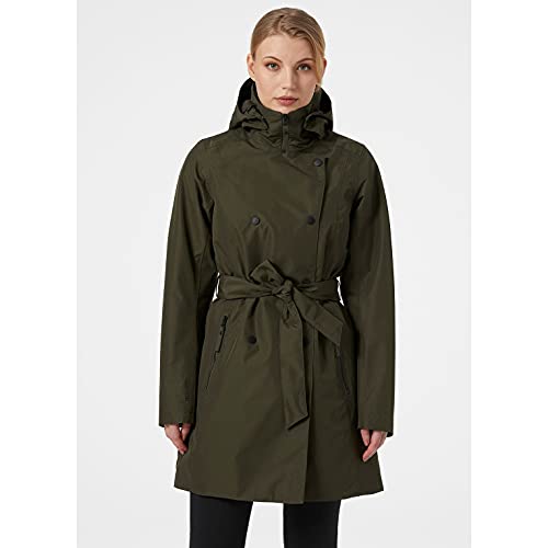 Helly Hansen W Welsey II Trench Insulated - Chaqueta para mujer, color verde utilitario, talla S