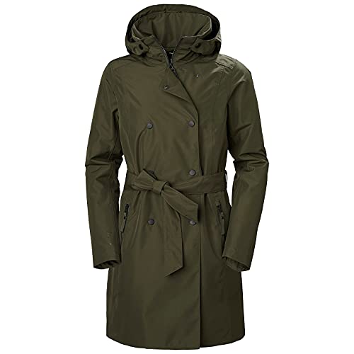 Helly Hansen W Welsey II Trench Insulated - Chaqueta para mujer, color verde utilitario, talla S