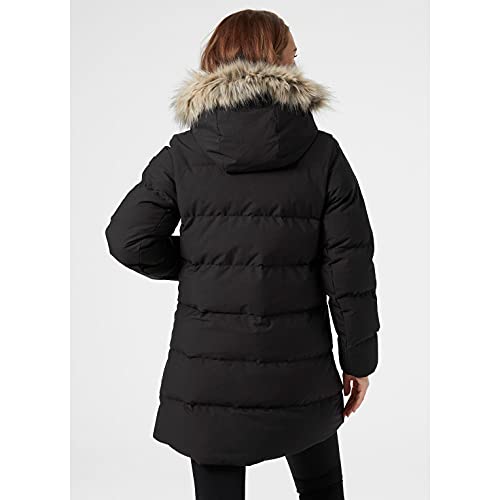 Helly Hansen Women's W Blossom Puffy Parka Jacket, Black, S