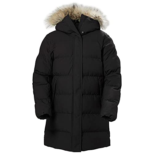 Helly Hansen Women's W Blossom Puffy Parka Jacket, Black, S