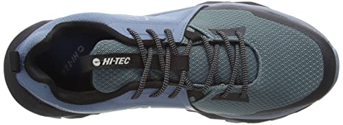 Hi-Tec Geo Pro Trail Black UK7, Zapatos para Senderismo Hombre, Bluestone Stormy Weather Negro, 41 EU