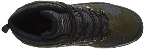 Hi-Tec Storm WP, Zapatillas para Caminar Hombre, Olive Night Negro Carbón Vegetal, 44 EU