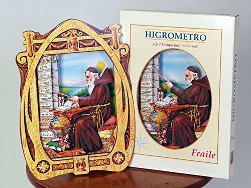 HIGROMETRO. MONJE PREDICCIÓN DEL TIEMPO. NUEVO