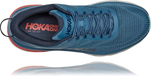 Hoka Bondi 7, Zapatillas de Running por Hombre, Azul (RealTeal/Outerspace RTOS), 45 1/3 EU