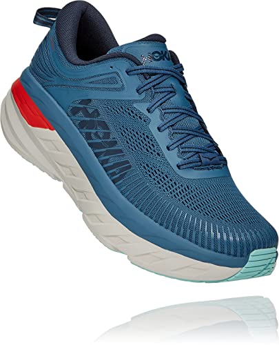 Hoka Bondi 7, Zapatillas de Running por Hombre, Azul (RealTeal/Outerspace RTOS), 45 1/3 EU