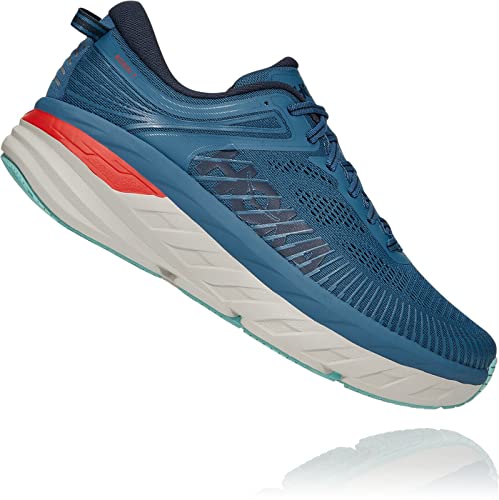 Hoka Bondi 7, Zapatillas de Running por Hombre, Azul (RealTeal/Outerspace RTOS), 45 1/3 EU