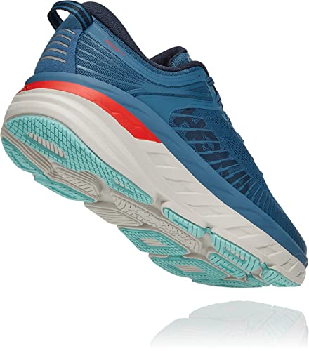 Hoka Bondi 7, Zapatillas de Running por Hombre, Azul (RealTeal/Outerspace RTOS), 45 1/3 EU