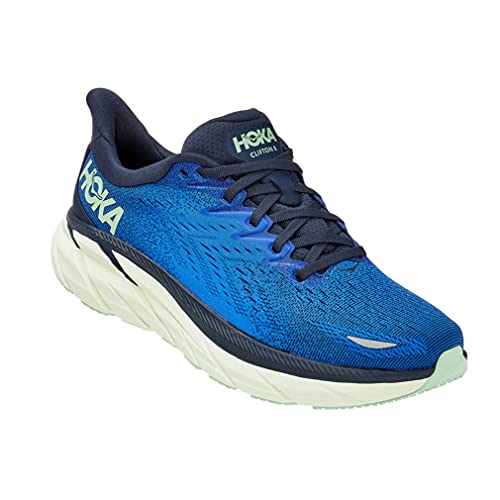 Hoka One One Hombre Clifton 8 Textile Dazzling Blue Outer Space Entrenadores 42 2/3 EU