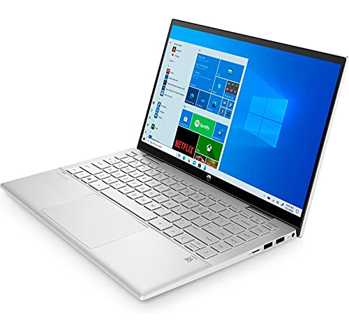 HP Pavilion x360 14-dy0017ns - Ordenador Portátil Convertible de 14" FHD (Intel Core i5-1135G7, 8GB DDR4-SDRAM, 512GB SSD, Intel Iris Xe Graphics, Función Multitáctil) Plata - Teclado QWERTY Español