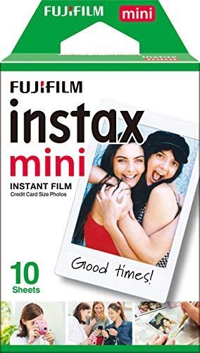 instax Mini 11 - Cámara instantánea, Sky Blue + Fujifilm instax Mini Brillo Película fotográfica instantánea (10 Hojas)