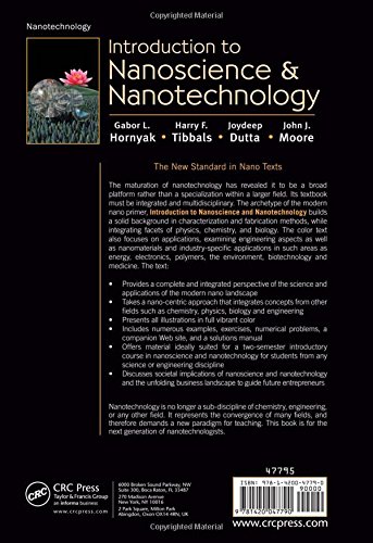 Introduction to Nanoscience and Nanotechnology