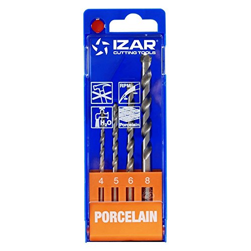 Izar 31004 Juego Broca Porcelanico 1882, 1482, 4 Piezas