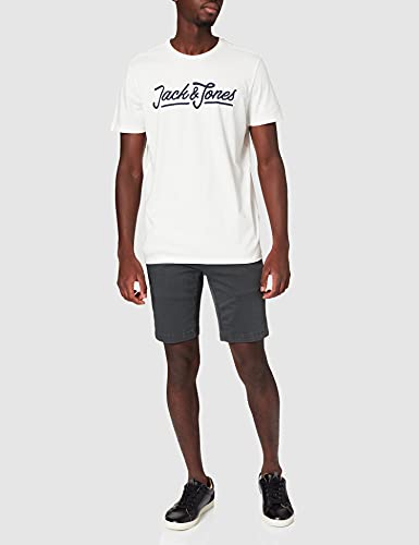 JACK&JONES ACCESSORIES Jacarlo-Camiseta, Weiß, M para Hombre