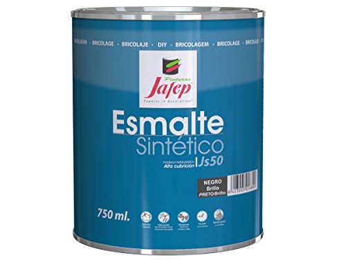 Jafep 35170131 Esmalte sintético, Negro, 750 ml (Paquete de 1)