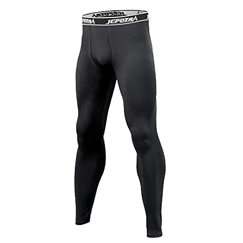 JEPOZRA Leggings Hombre Pantalones Deportivos Hombre Sundried Medias Entrenamiento,Pantalón de Compresión Secado Rápido Pantalones Deporte Mallas Largas para Running Fitness Yoga