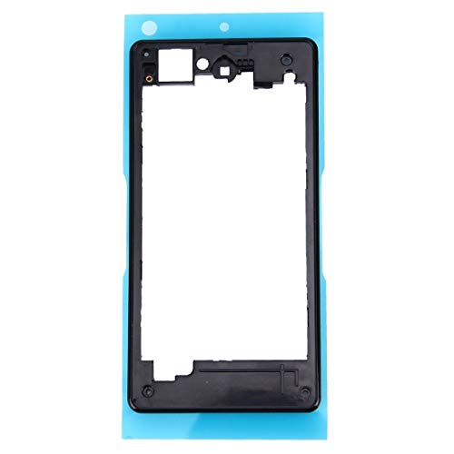 jingtingmy Fixa telefondelar renovera Marco de la Carcasa Trasera para Sony Xperia Z1 Compact / D5503 Accesorio (Color : Black)