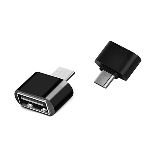 Jiusion - Adaptador convertidor tipo C macho a USB hembra OTG para Samsung, MacBook, Huawei, Xiaomi, C Mobile (Pack de 2)