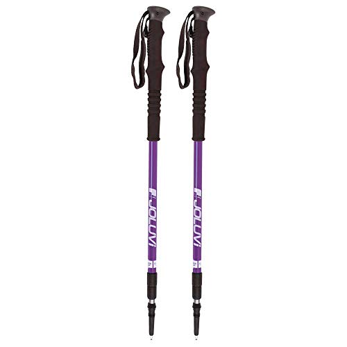 Joluvi Mujer Overgrip Bastones Trekking Conjunto, Morado, Talla única