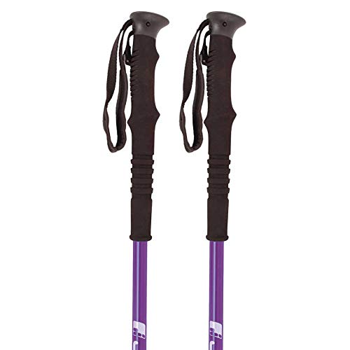 Joluvi Mujer Overgrip Bastones Trekking Conjunto, Morado, Talla única