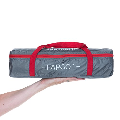 Justcamp Fargo 1 Tienda de Campaña 1 persona ligera (2,7 kg / 265 x 155 x 115 cm)