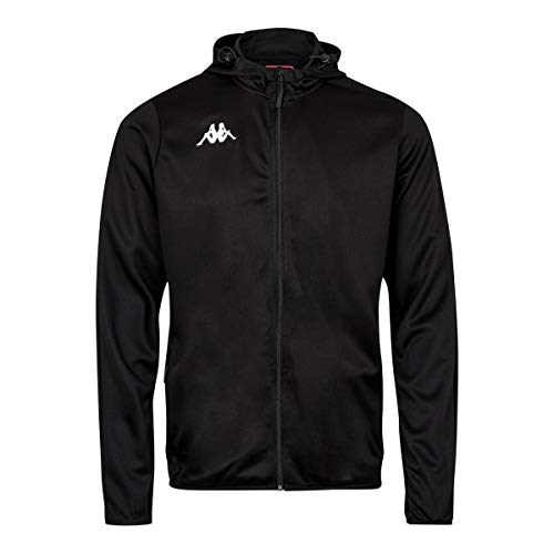 Kappa Telve Chaqueta Entrenamiento, Hombre, Negro, M