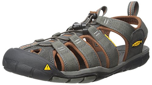 KEEN Clearwater CNX, Sandalias, para Hombre, Marrón (Raven/Tortoise Shell), 44.5 EU