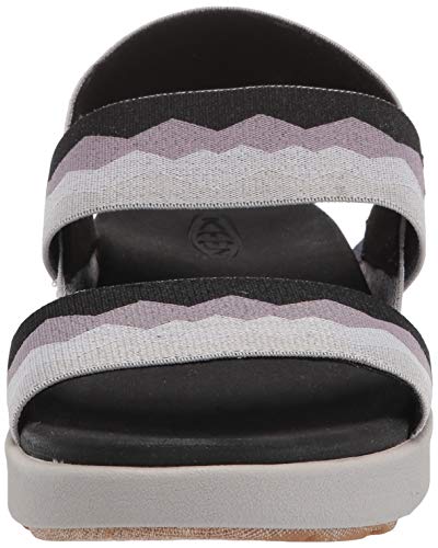 KEEN ELLE Backstrap-W, Sandalia Mujer, Black/Thistle, 41 EU