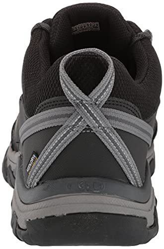 KEEN Ridge Flex Waterproof, Pantuflas Hombre, Black/Magnet, 43 EU