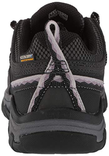 KEEN Targhee 3 Low Height Waterproof, Zapatos para Senderismo Mujer, Cardo Negro, 35 EU