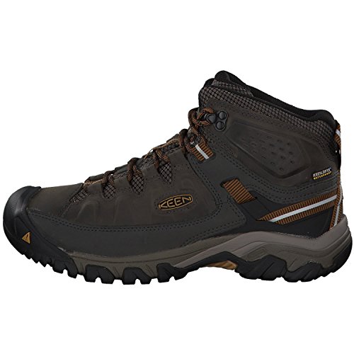 Keen Targhee III Waterproof Mid, Zapatos de High Rise Senderismo Hombre, Verde (Black Olive/Golden Brown 0), 45