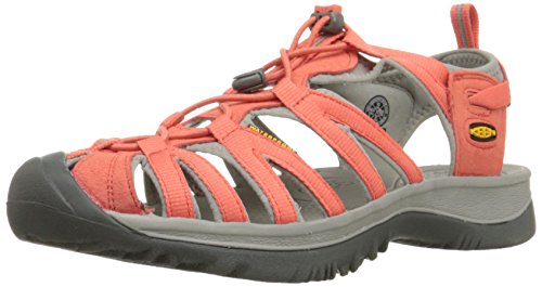 Keen Whisper 1003713 - Sandalias para Mujer, Naranja (Couleur Gris), 38.5 EU