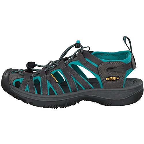 KEEN Whisper Sandalias para Mujer, Gris (dark shadow/ceramic), 38 EU